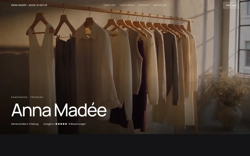 Vorschau der Website für Anna Madée